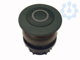 Головка кнопки M22S-DP-S-X0 грибовидная без фикс. черн.; черн. лицевое кольцо EATON 216725