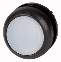 Головка кнопки с подсветкой без фикс. бел.; черн. лицевое кольцо M22S-DL-W EATON 216924
