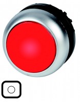 Головка кнопки с подсветкой изменение функц. с фикс./без фикс. бел.; черн. лицевое кольцо M22S-DRL-W-X0 EATON 216962