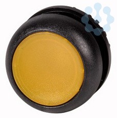 Головка кнопки с фикс. желт.; черн. лицевое кольцо M22S-DL-Y EATON 216930