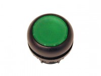 Головка кнопки с фикс. зел.; черн. лицевое кольцо M22S-DR-G EATON 216620