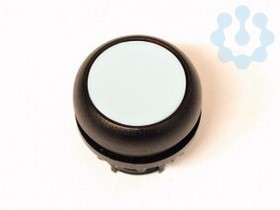 Головка кнопки с фикс. бел.; черн. лицевое кольцо M22S-DR-W EATON 216616