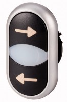 Кнопка двойная с сигнальной лампой; с инд. гравировкой M22-DDL- - - EATON 226770