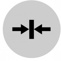 Линза для кнопок M22-XDLH-W-X14 с подсветкой выступающая 