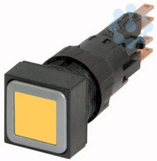 Кнопка с подсветкой с фикс. лампа 24В. Q25LTR-GE/WB желт. EATON 086346