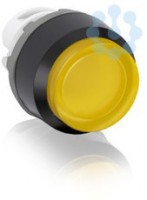 Кнопка MP3-11Y выступающая с подсветкой без фикс. желт. (только корпус) ABB 1SFA611102R1103