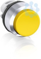 Кнопка MP3-20Y выступающая без фикс. без подсветки желт. (только корпус) ABB 1SFA611102R2003