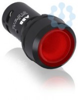 Кнопка с подсветкой CP2-12R-10 110-130В AC/DC с плоской клавишей с фикс. 1НО красн. ABB 1SFA619101R1211
