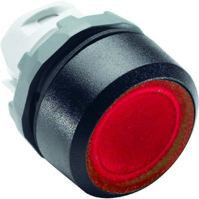 Кнопка MP1-11R без фикс. с подсветкой красн. (только корпус) ABB 1SFA611100R1101