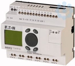 Контроллер компактный 24В DC 12DI (4 AI) 6DO (R) CAN дисплей EC4P-221-MRXD1 EATON 106393
