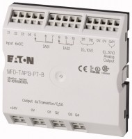 Модуль ввода/вывода + подключение термопары MFD-TAP13-PT-B диапазон B 6DI (2 AI) 2I - Pt100 4DO -Транс 1AO EATON 106046