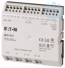 Модуль ввода/вывода MFD-TA17 24VDC для MFD-CP8/CP10 12DI (4 AI) 4DO -Транс EATON 265256