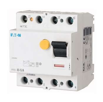Реле контроля токов утечки 4п 0.1А (AC/DC) 5кА защита ПЧ PFR3-1-U EATON 235871