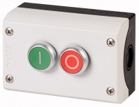Пост кнопочный 2 кноп. (2 разм.+ 2 замык. конт. с обозначениями O I) M22-I2-M1 EATON 216529