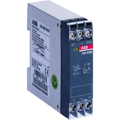 Реле контроля уровня жидкости CM-ENE MAX (контроль верхн. порога) питание 24В AC 1НО контакт ABB 1SVR550855R9400