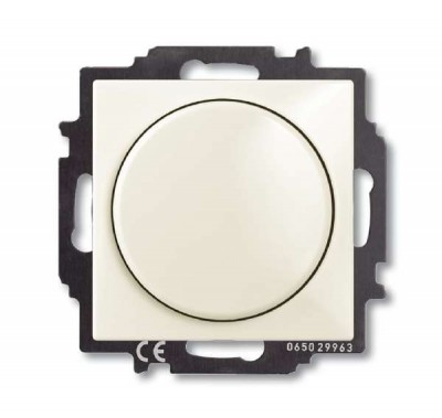 Механизм светорегулятора Basic 55 Busch-Dimmer 60-400Вт с центральной платой chalet-white ABB 2CKA006515A0847