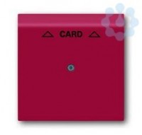 Плата центральная (накладка) для механизма карточного выкл. 2025 U impuls бордо/ежевика ABB 1753-0-0126