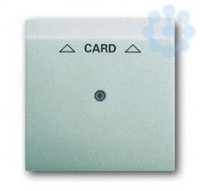 Плата центральная (накладка) для механизма карточного выкл. 2025 U impuls серебристый металлик ABB 2CKA001753A0080