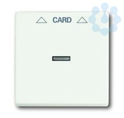 Плата центральная (накладка) Solo/Future для механизма карточного выключателя 2025 U бел. бархат ABB 2CKA001710A3928