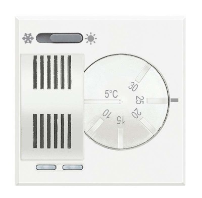 Термостат комнатный электронный со встр. переключателем режимов «лето/зима» 2А 250В питание 230В Axolute бел. Leg BTC HD4442