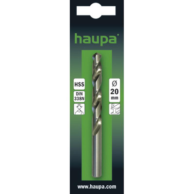Сверло спиральное кобальтовое 3мм (уп.2шт) HAUPA 230060/CO