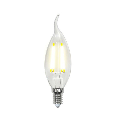Лампа светодиодная LED-CW35-6Вт/NW/E14/CL GLA01TR прозр. Uniel UL-00002229