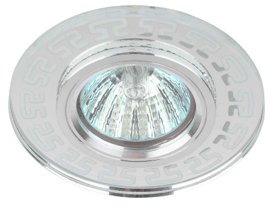 Светильник точечный DK LD45 SL MR16 декор со светодиод. подсветкой зеркальн. ЭРА Б0037356