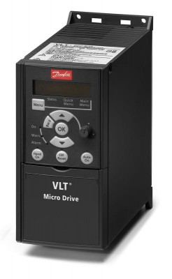 Преобразователь частотный VLT Micro Drive FC 51 15кВт (380-480 3ф) без панели оператора Danfoss 132F0059