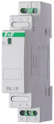 Реле промежуточное PK-1P/48 (монтаж на DIN-рейке 35мм 48В AC/DC 16А перекл.) F&F EA06.001.019