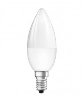 Лампа светодиодная LED Star B 25 4.5W/827 4.5Вт свеча матовая 2700К тепл. бел. E14 250лм 220-240В RGBW + DIM с пультом диммир. пластик. OSRAM 4058075045736