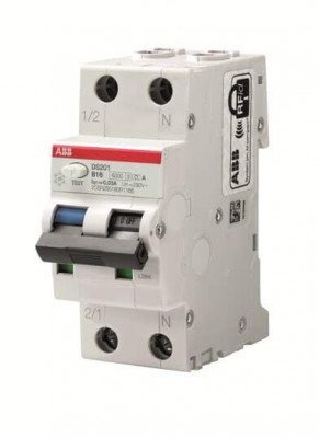 Выключатель автоматический дифференциального тока 10А 10мА DS201 C10 A10 ABB 2CSR255180R0104
