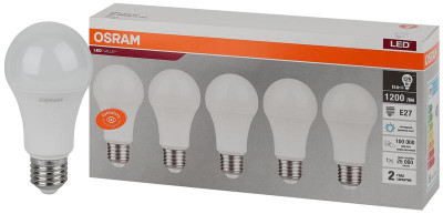 Лампа светодиодная LED Value LVCLA125 15SW/865 15Вт грушевидная матовая E27 230В 2х5 RU (уп.5шт) OSRAM 4058075577862