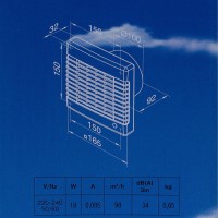 10201930 вентилятор 100 мa (жалюзи)