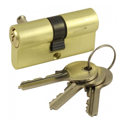 Шлосс 03008 цилиндр для замка ключ/ключ (30+30) s 60 золото (10/100)