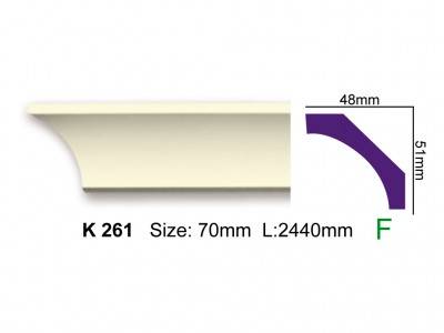 Kf 708 (2,44м) карниз