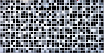 Панель стеновая декоративная ПВХ грейс 955*480 10шт/уп мозаика черная