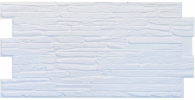 Панель стеновая декоративная ПВХ грейс 955*480 10шт/уп плитка белая бежевый шов