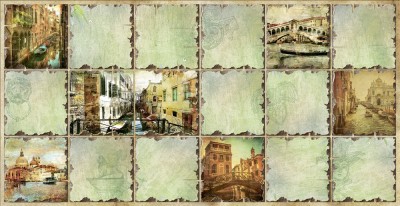 Панель стеновая декоративная ПВХ грейс 960*480 10шт/уп мозаика венеция