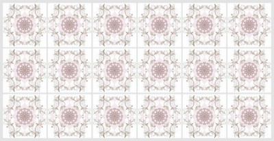Панель стеновая декоративная ПВХ грейс 960*480 10шт/уп мозаика цветочный орнамент