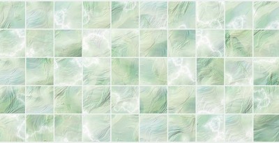 Панель стеновая декоративная ПВХ грейс 964*484 10шт/уп плитка перламутровая зеленая