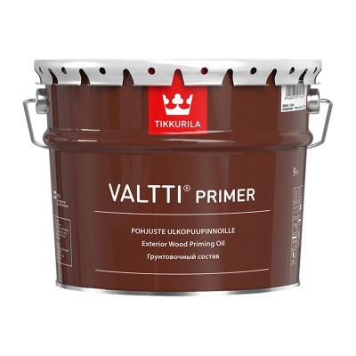 Тиккурила валтти праймер (valtti primer) грунтовочный антисептик для древесины (9л)