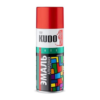 Кудо ku-1001 эмаль аэрозольная универсальная белая глянцевая (0,52л)