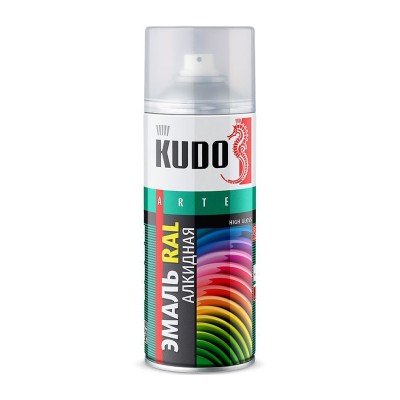 Кудо ku-09003 эмаль универсальная ral 9003 сигнальный белый (0,52л)