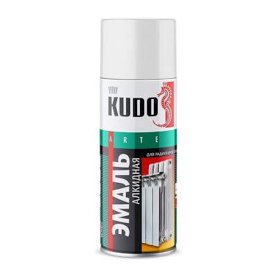 Кудо ku-5101 эмаль аэрозольная для радиаторов отопления белая (0,52л)