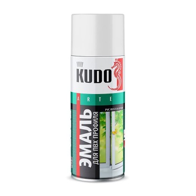Кудо ku-6101 эмаль для ПВХ профиля аэрозольная белая (0,52л)