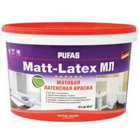 Пуфас matt-latex краска моющаяся латексная матовая основа d мороз. (1л) мл образец
