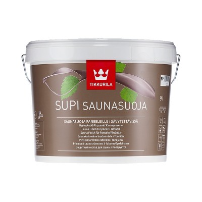 Тиккурила супи сауна протект (supi sauna protect) защитный состав для саун п/мат (9л)