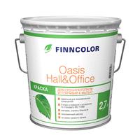 Финнколор краска для стен и потолков oasis hall&office 4 база с (2,7л)