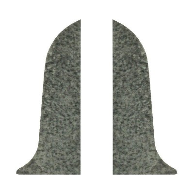 Т.пласт 088 заглушка левая и правая 58мм песчаник серый (уп=2шт)