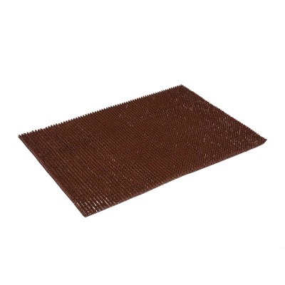 Покрытие ковровое щетинистое 0,9х1м/п коричневый 135 (рул.15м/п)